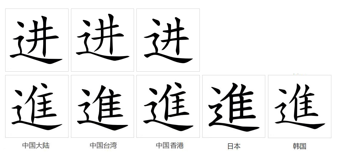 进（汉语文字）_百度百科