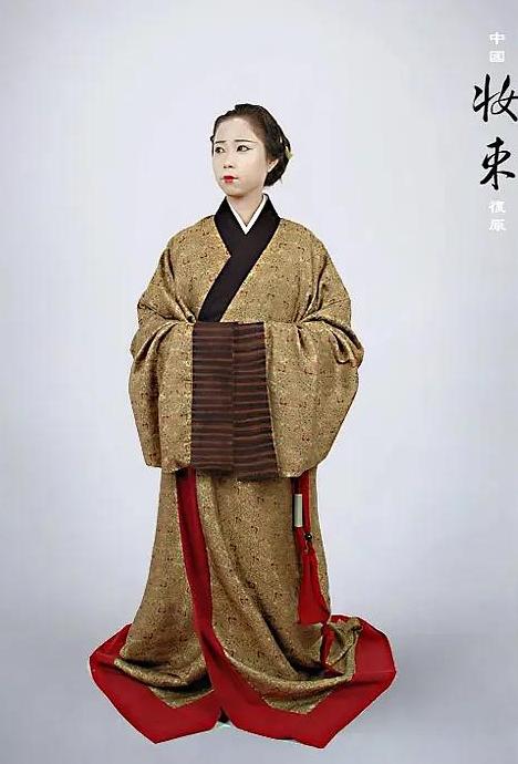  p>直裾,即襜褕,汉服的一种款式.