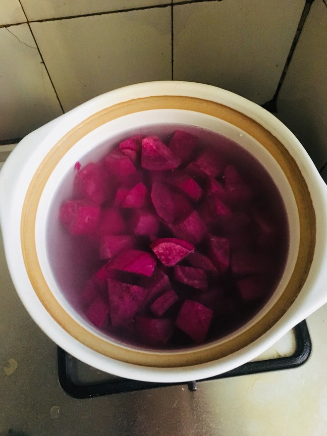 港式紫薯姜糖水