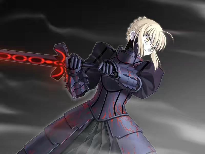 black saber