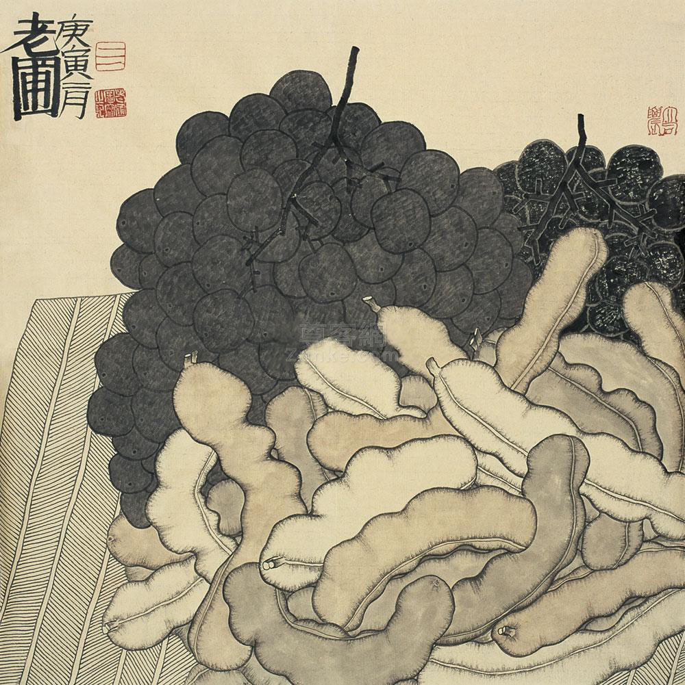  p data-id="gnbtv6t85w">老圃,原名白进海,人称"菜园子老白",画家