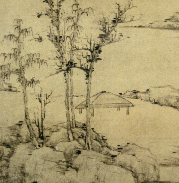 倪瓒画容膝斋图