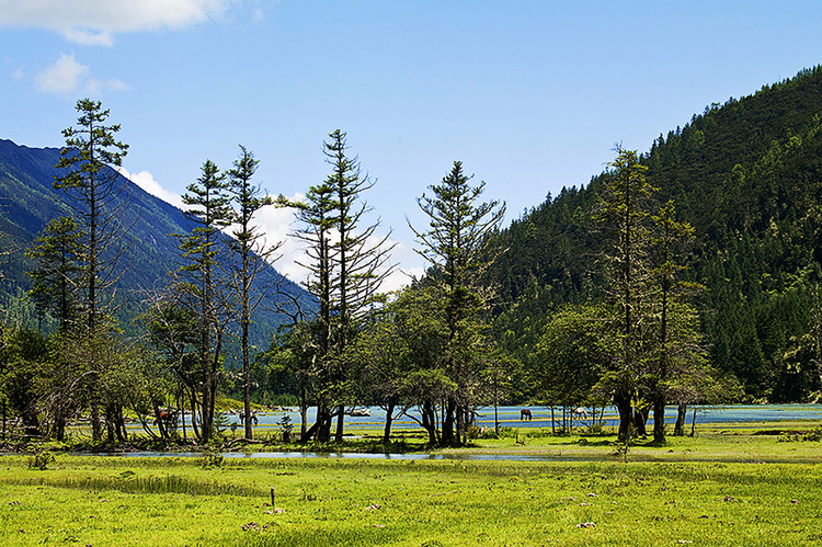 康定莲花湖景区