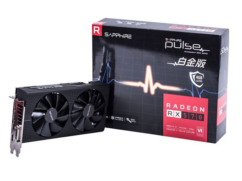 蓝宝石rx570 4g d5 白金版oc