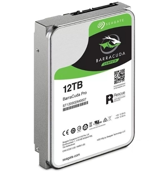希捷barracuda pro 12tb 7200转 256mb(st12000dm0007)
