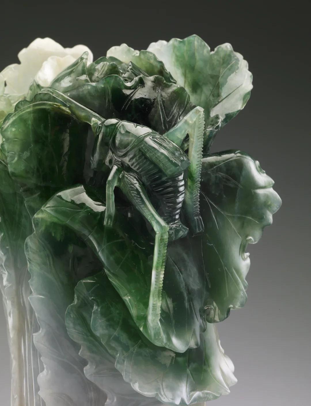 翠玉白菜（清代文物）_百度百科