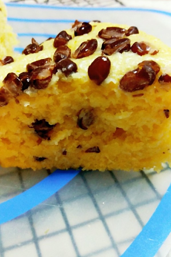 红豆玉米面发糕