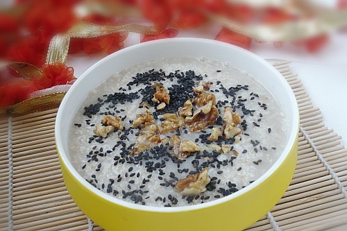 燕麦芝麻粥