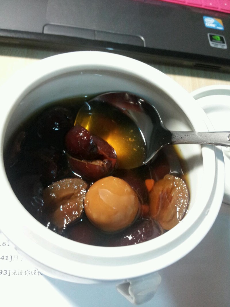 红枣鹌鹑蛋糖水