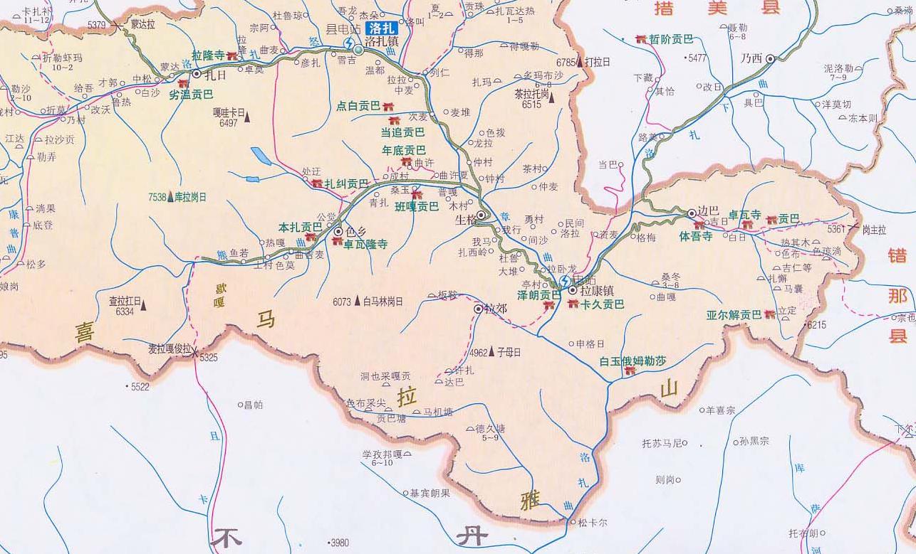  p>洛扎沟是西藏自治区山南市洛扎县(东方是错那县)洛扎曲的漫长峡谷.