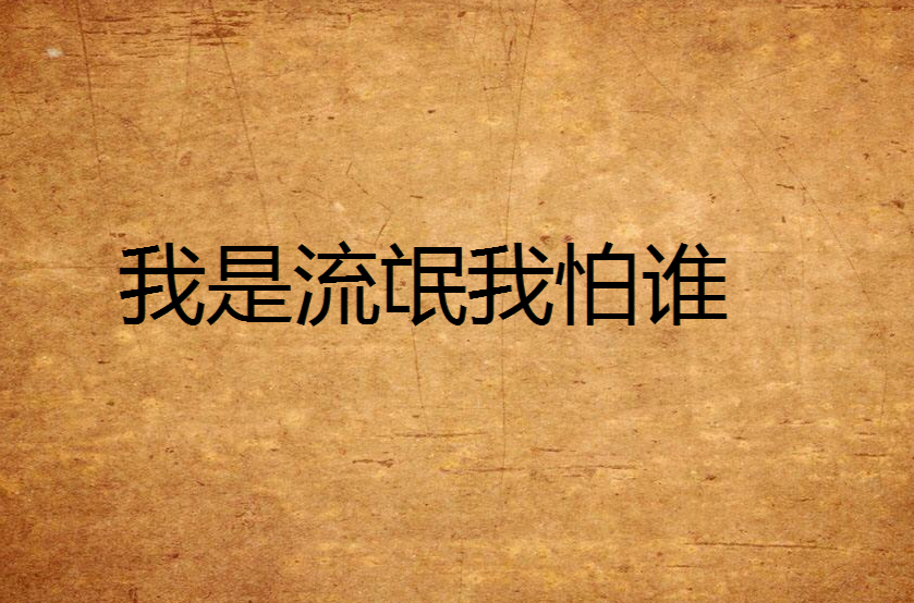 我是流氓我怕谁