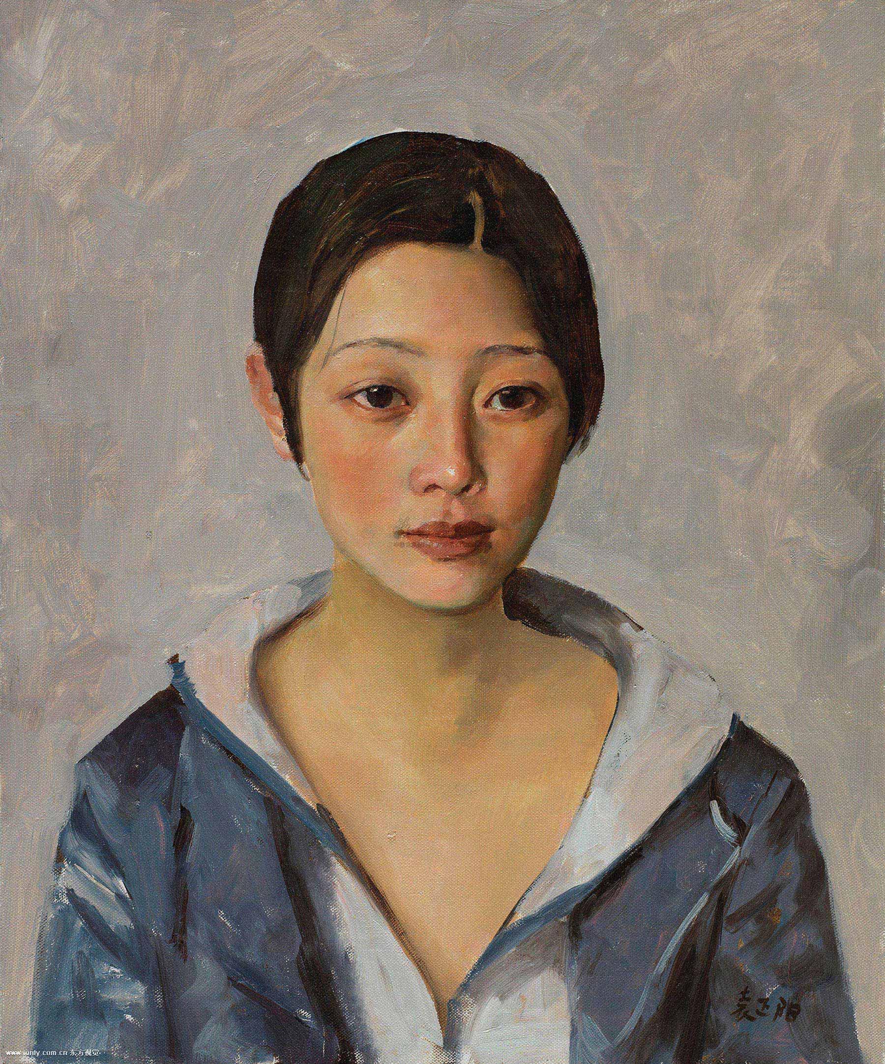  p>袁正阳,重庆人.擅长油画.1980年到解放军报社任编辑.