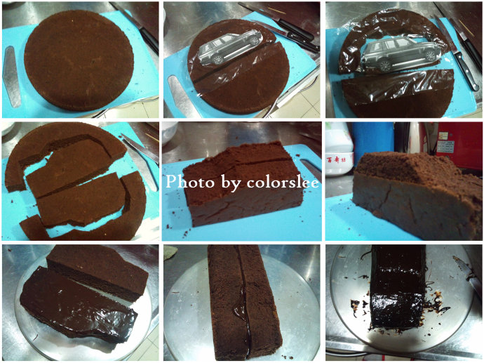 翻糖汽车蛋糕路虎