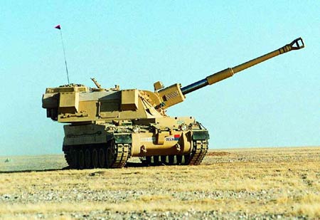 英国as-90自行榴弹炮