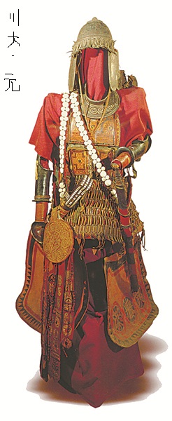武士皮铠甲不仅是彝族古代战争的防身工具,更是权力,等级,身份