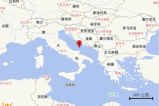 2021年3月27日亚得里亚海5.4级地震