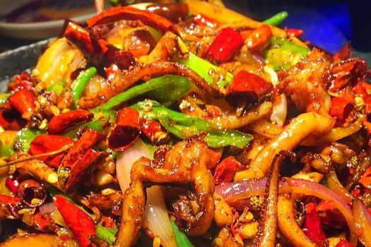 铁板香辣鱿鱼