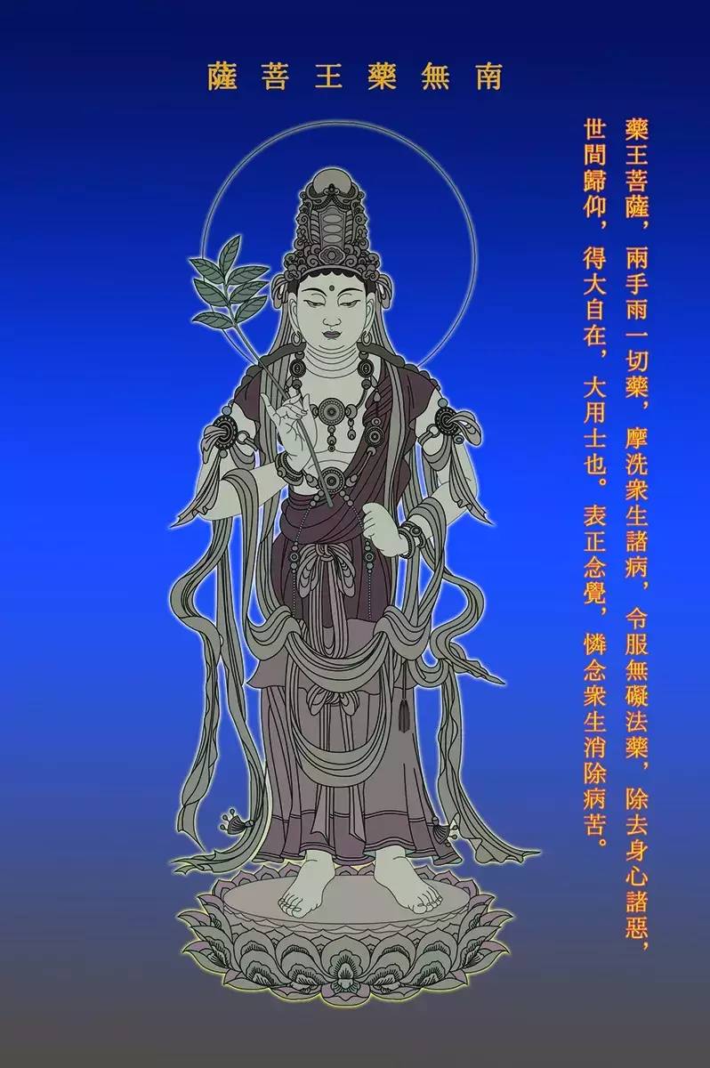  p>药王菩萨,与 a href="#">药上菩萨 /a>,有时取代文殊, a href="#"