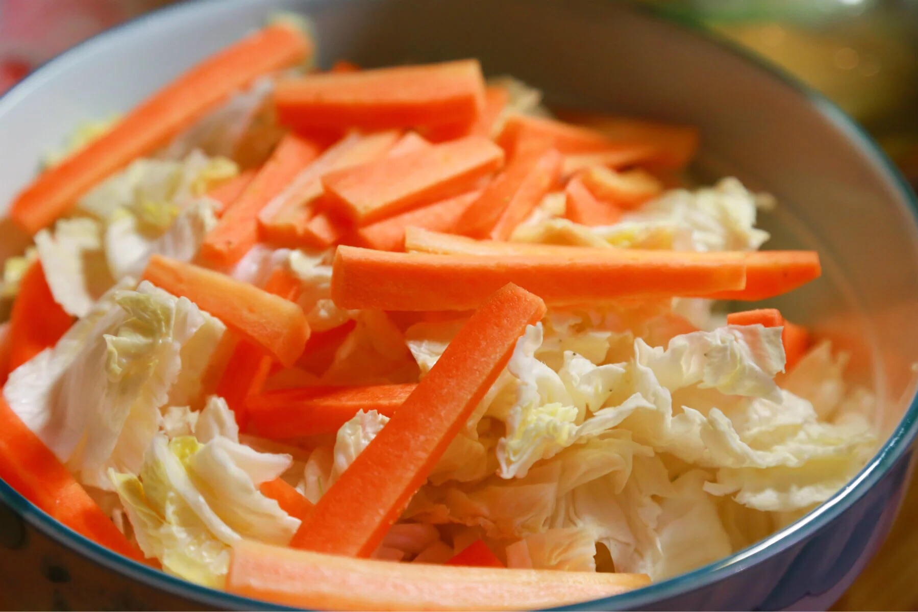 醋泡胡萝卜白菜