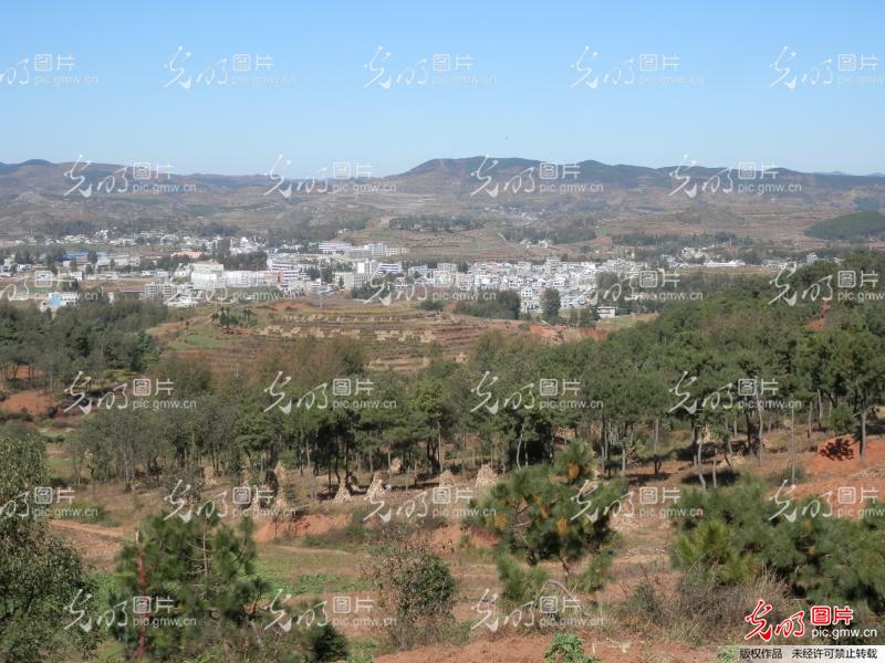 威宁小海镇,威宁草海镇_大山谷图库