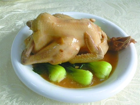  p>九江醉翁鸡,以鸡为主料的菜品. /p>