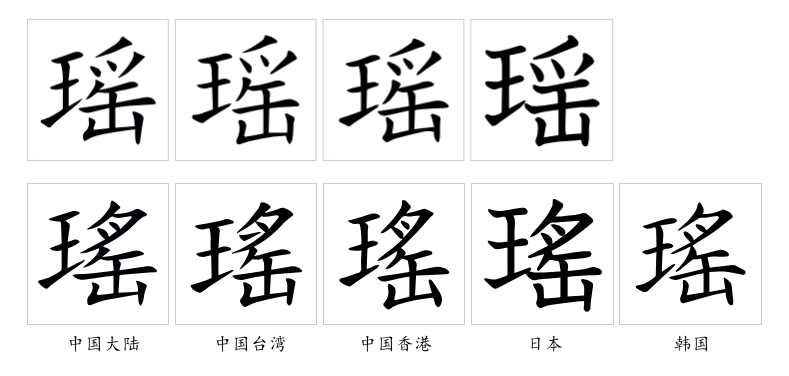 瑶（汉语汉字）_百度百科