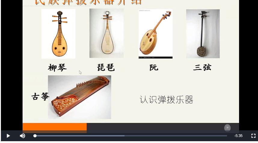 认识弹拨乐器