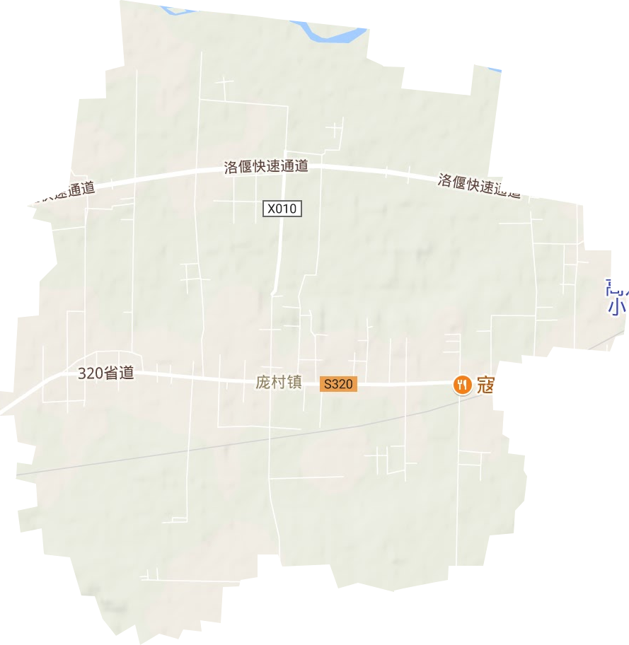 <p>庞村镇地形图