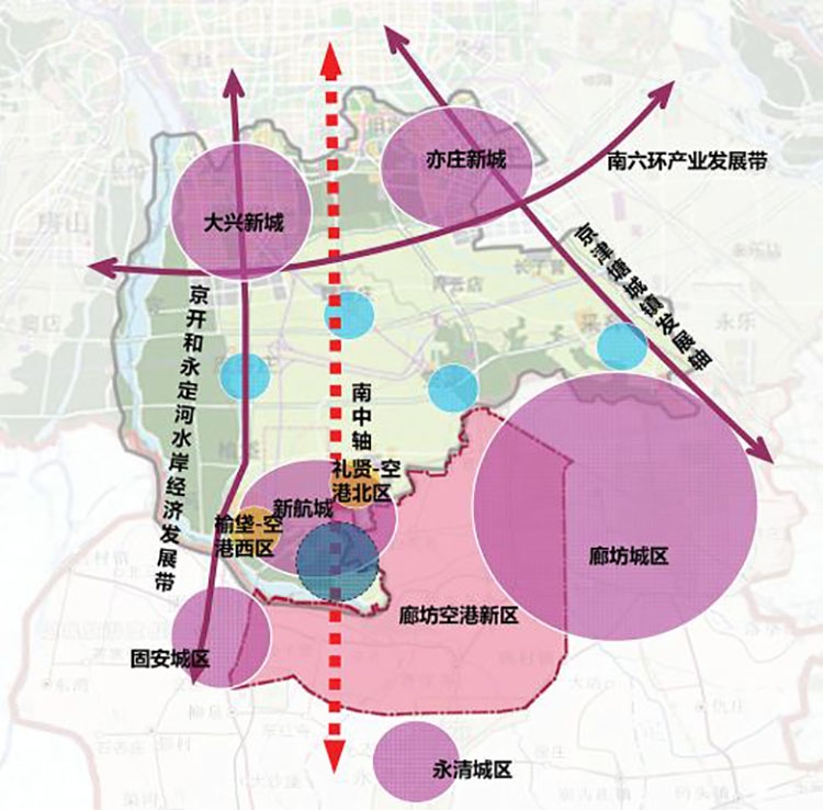  p>廊坊市空港新区紧邻北京新机场,将有机会借力机场,实现跨越式发展