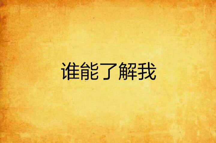 谁能了解我