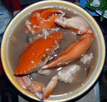 生地水蟹汤