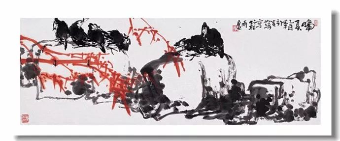 太璞如琢-- 中国画家崔如琢指墨花鸟画作品赏析_百科TA说