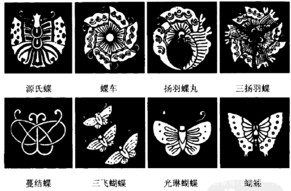 日本家纹知多少？常见的动物纹之一，以平氏为代表的蝶纹_百科TA说
