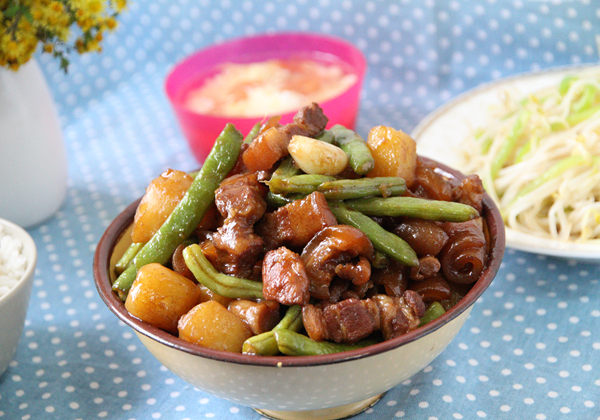 豆角土豆炖肉