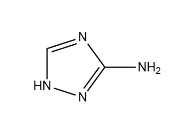  p>3-氨基-1,2,4-三氮唑,又名杀草强,是一种有机化合物,化学式c sub>2