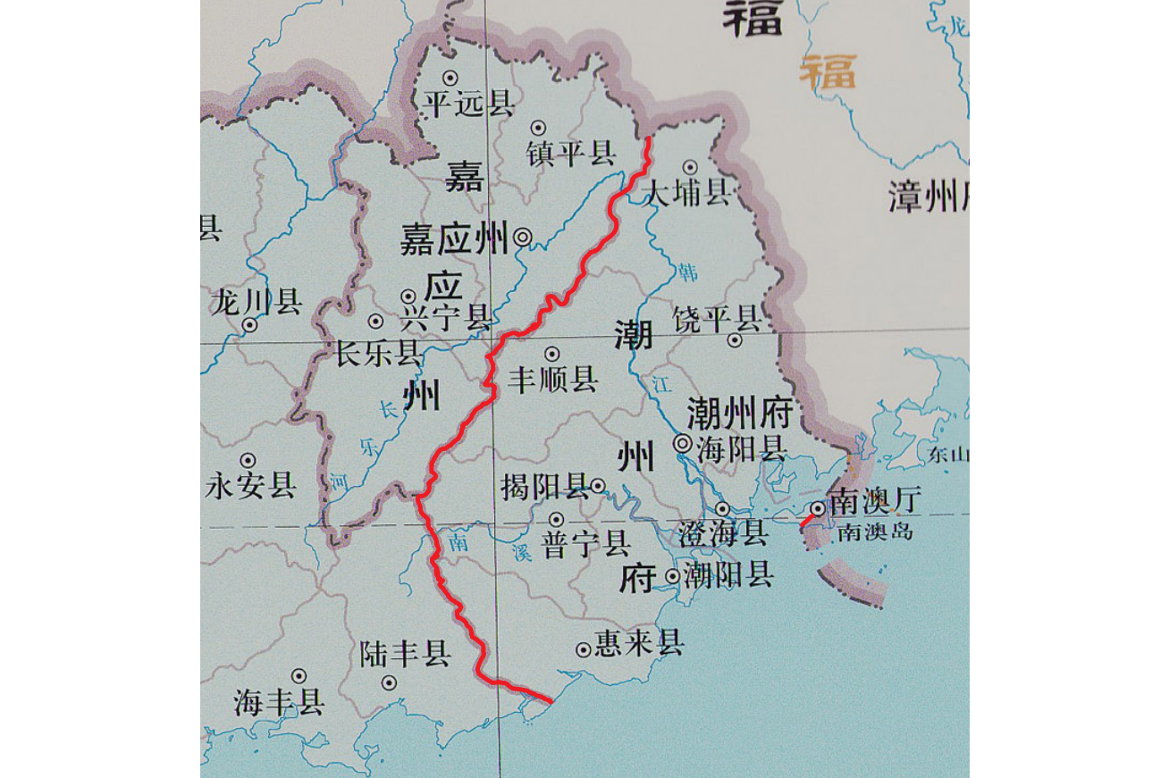 至清朝行政区名称为 a target="_blank" href="/item/潮州/19650215"