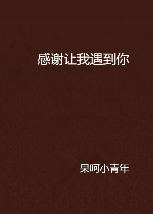 感谢让我遇到你