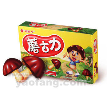  p data-id="gnbrty62bn">意为蘑菇形状的朱古力小饼干.