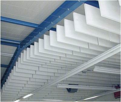 吸声体是一种组合成型材料,形状为扁平的矩形板,其基本结构由包裹在