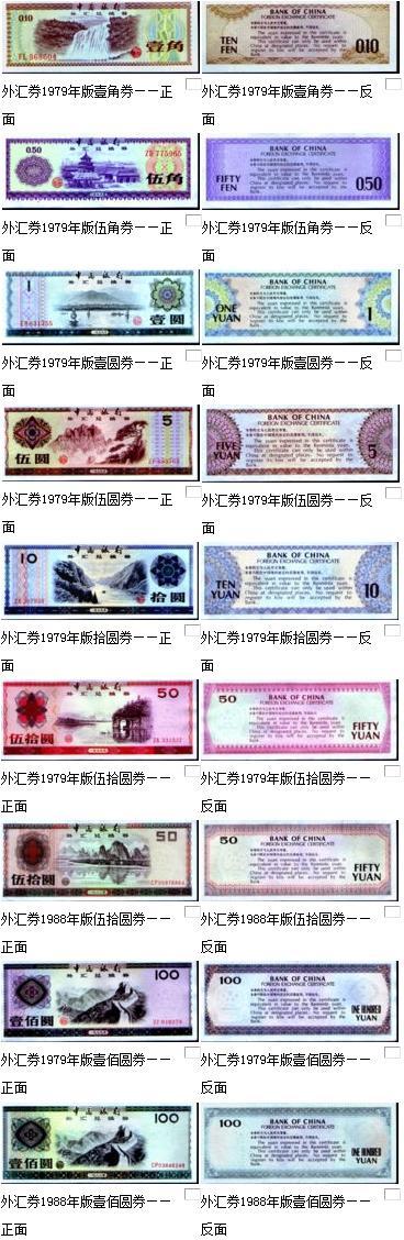 外汇券_百度百科