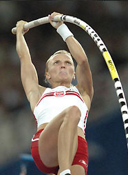 安娜·洛格斯卡是波兰著名女子撑杆跳高选手,在2009年世锦赛上,在