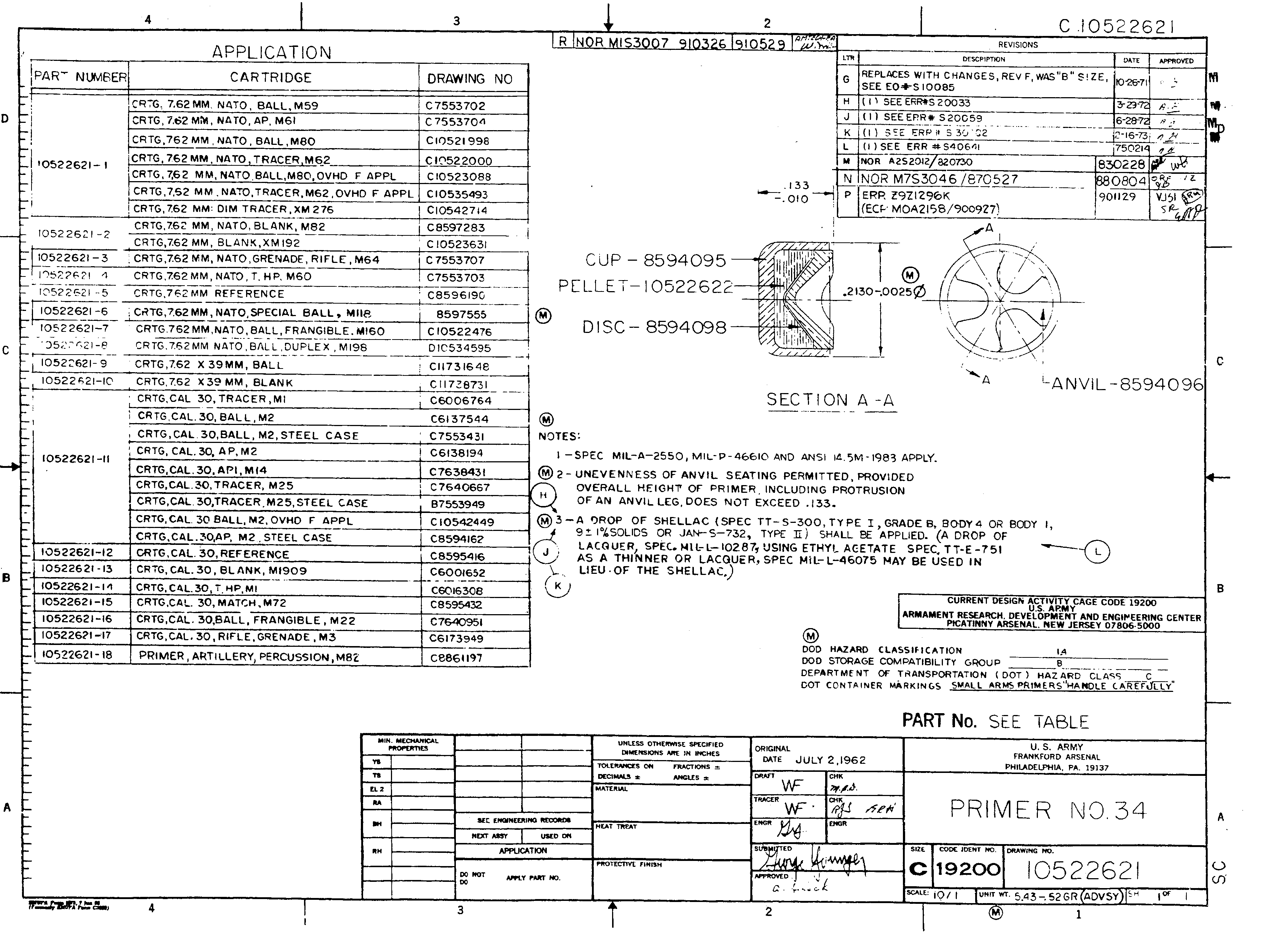 62×51mm nato /b>步枪子弹又称"7.62 nato",铜质被覆,铅芯.