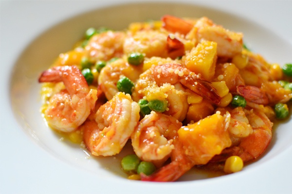 芒果酱炒虾