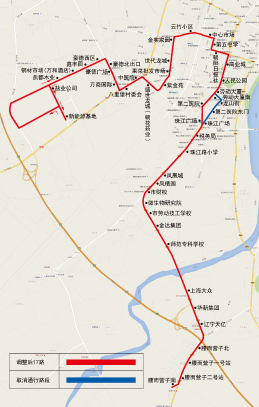  p>朝阳公交17路(chaoyang bus line 17),运营于中国辽宁省朝阳市 a