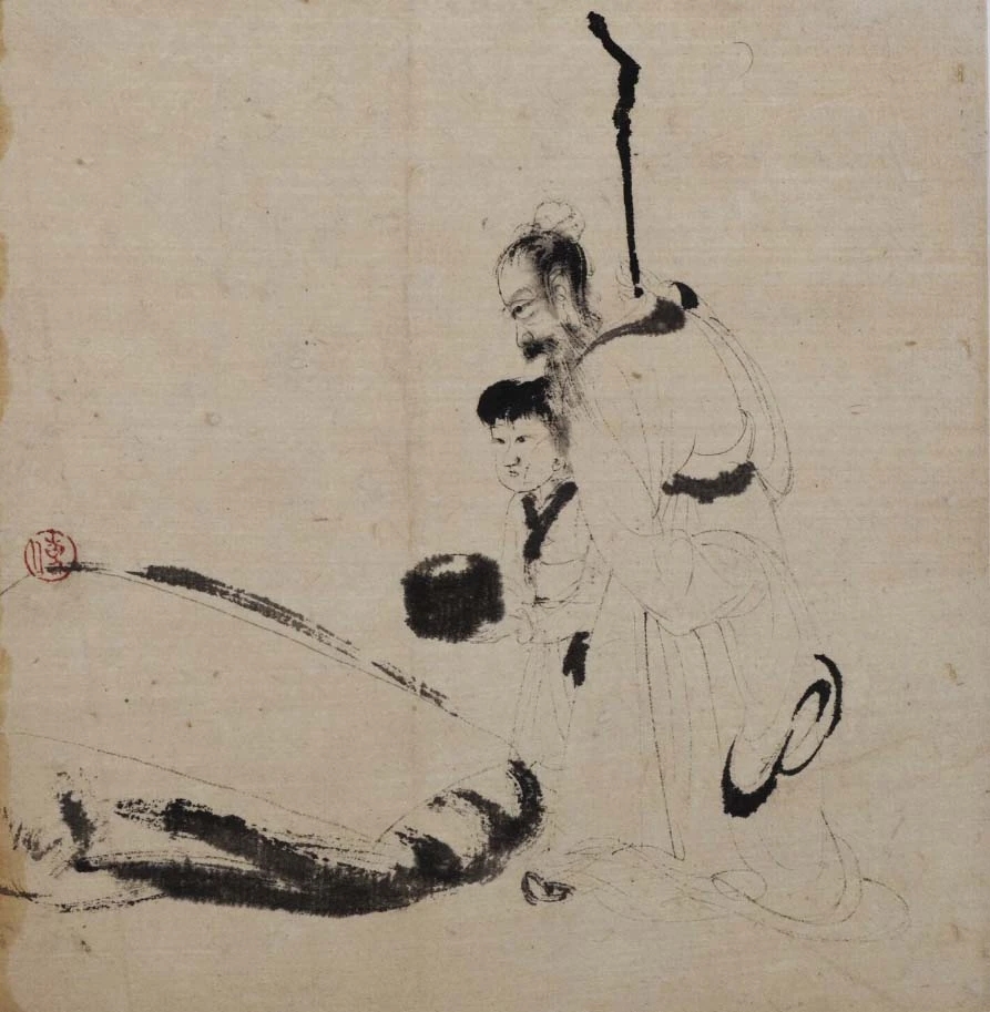 傅抱石人物画｜中国绘画的超然_百科TA说
