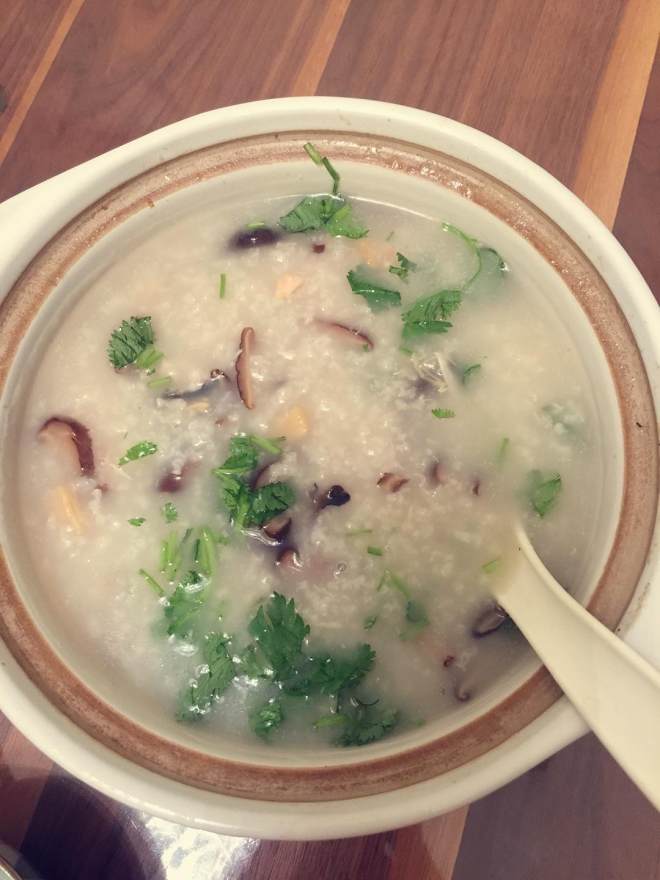 香菇咸鲜粥