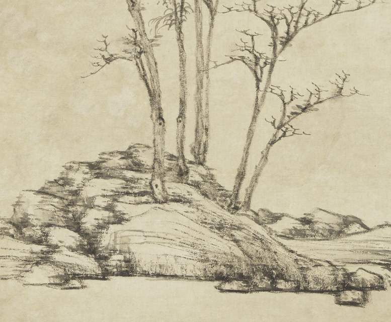 倪瓒渔庄秋霁图