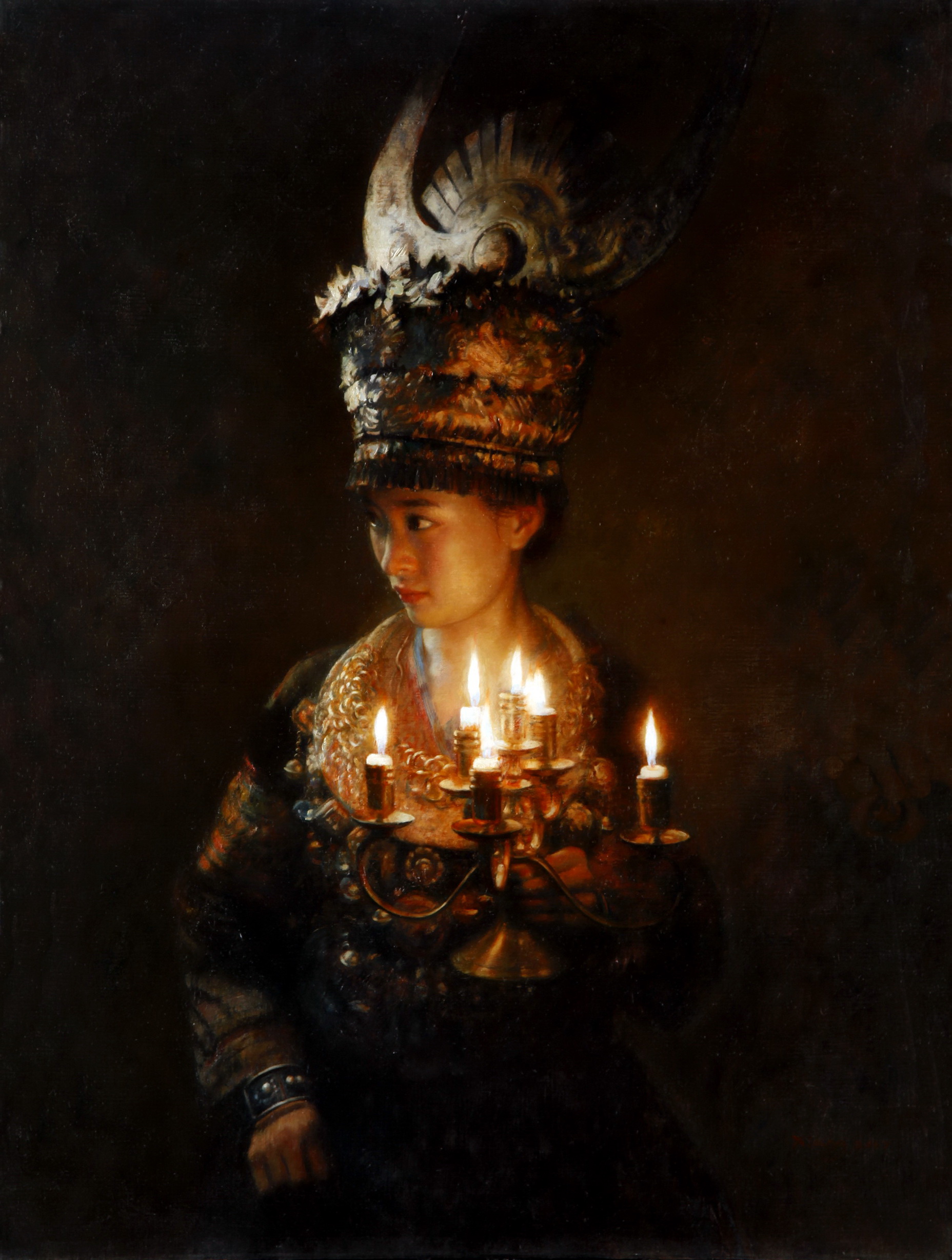  p>齐程翔,旅美画家,辽宁营口人.多次参加国家级美展,并曾获金奖.