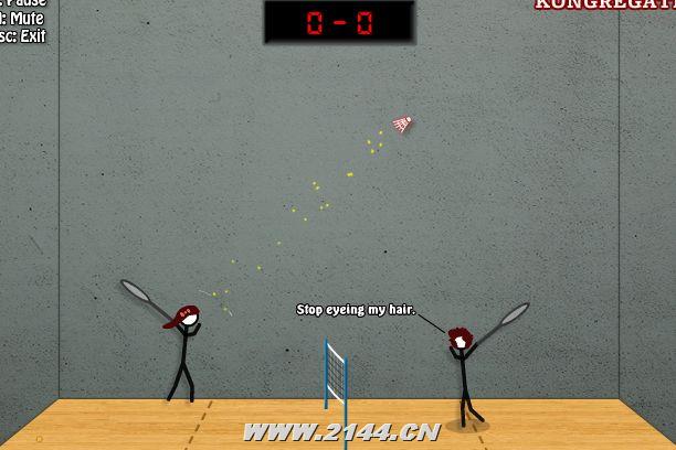 火柴人羽毛球2