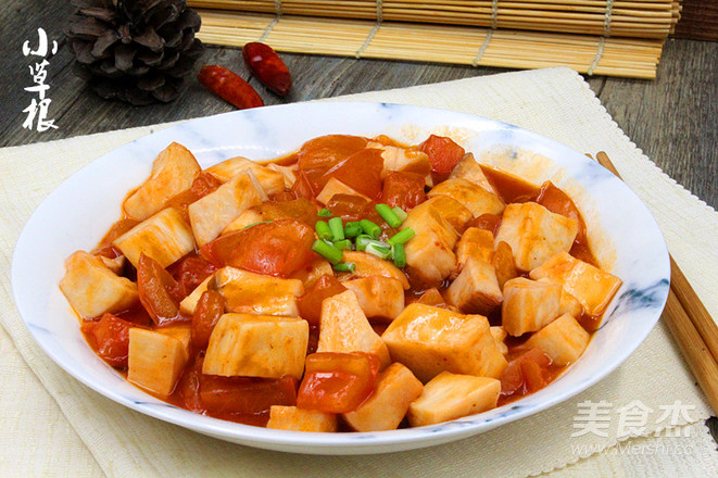 番茄烩杏鲍菇